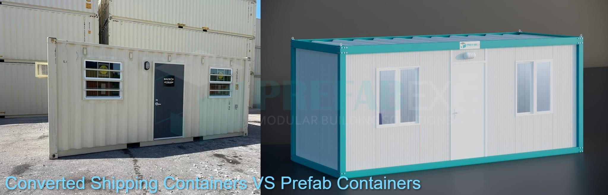 Prefab Containers vs Converted Shipping Containers